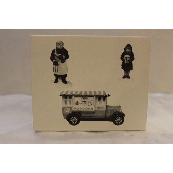 Dept 56 Christmas in the City - Popcorn Vendor - Picture 5 of 6